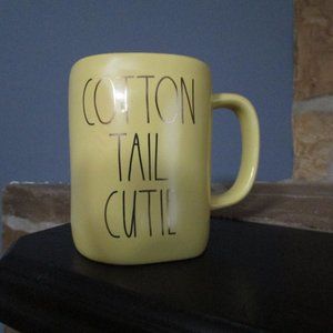 New Rae Dunn Cotton Tail Cutie Coffee Mug Yellow